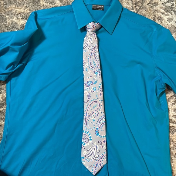 Mens Button Up Dress Shirt - Picture 2 of 4